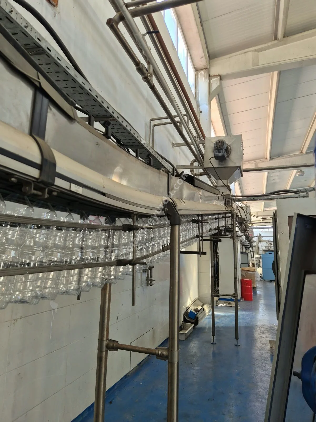 2005 Model Sidel Hava Konveyörü (Air Conveyor) ve Şişe Taşıma Konveyör Sistemi